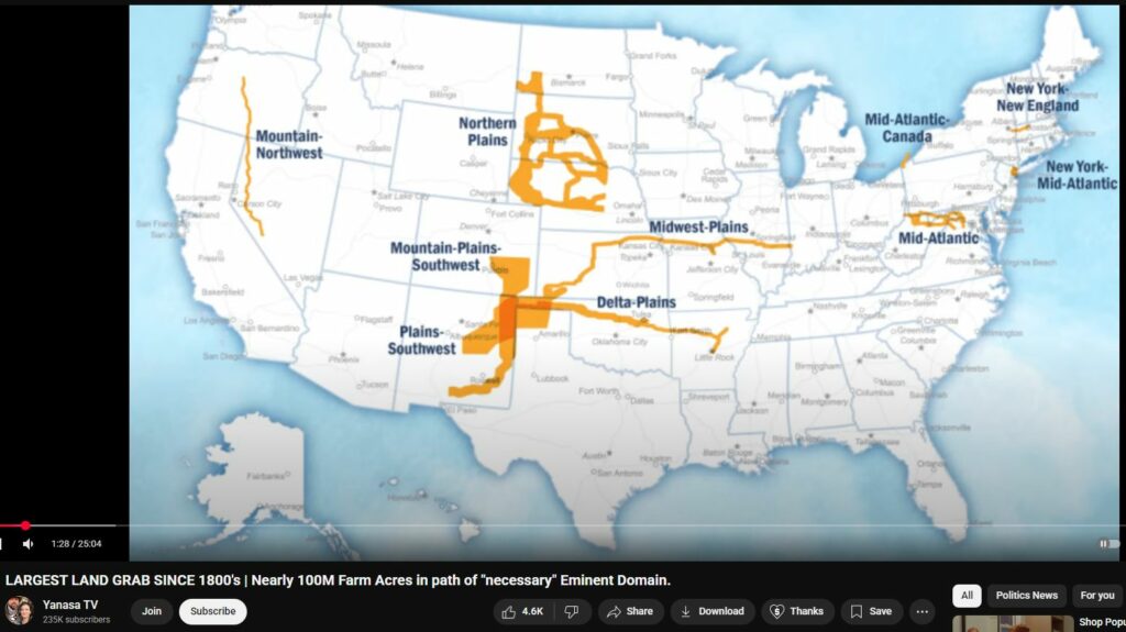 Power Line Land Grab is Largest Grab of Farmland in American History