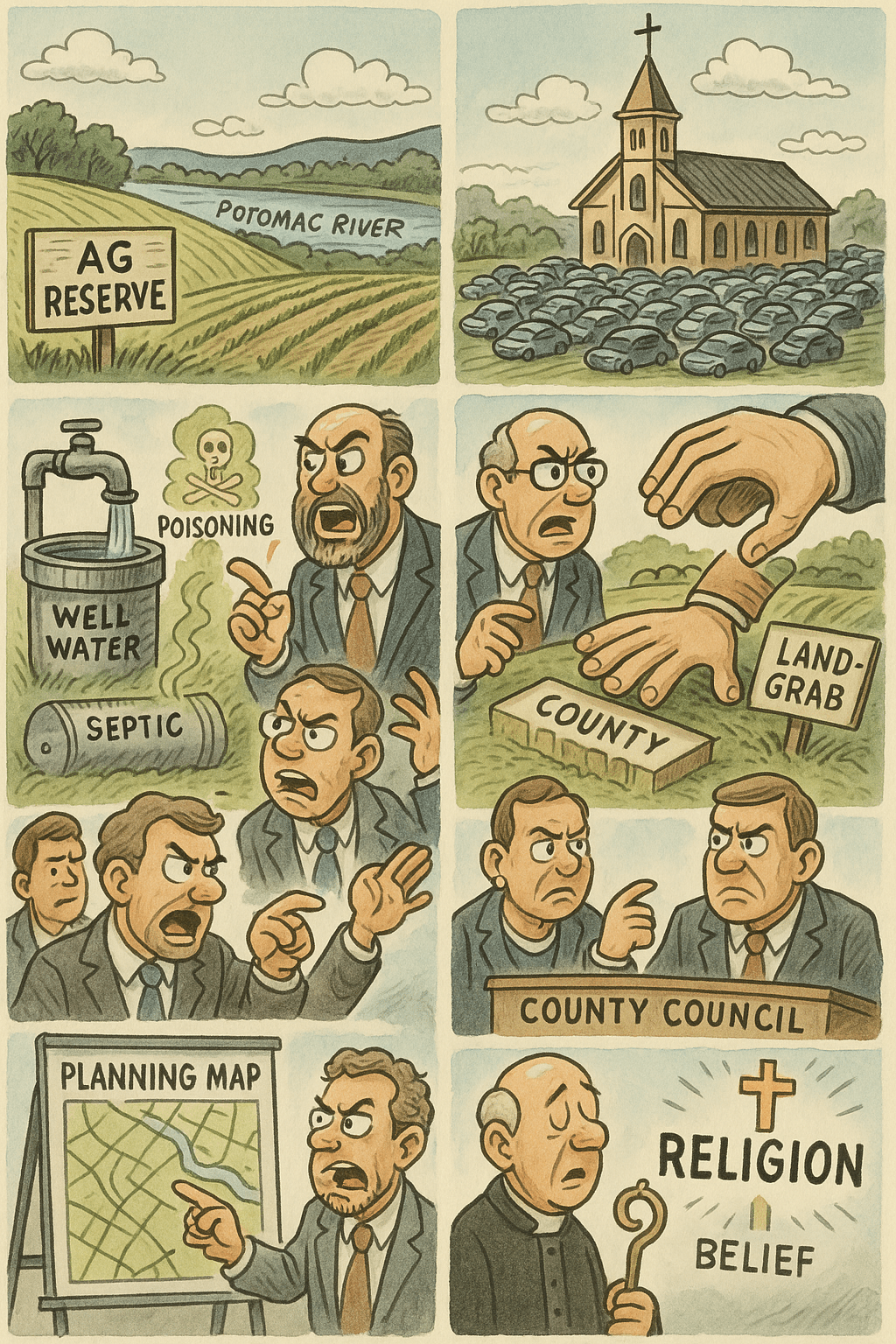 Mega church land grab