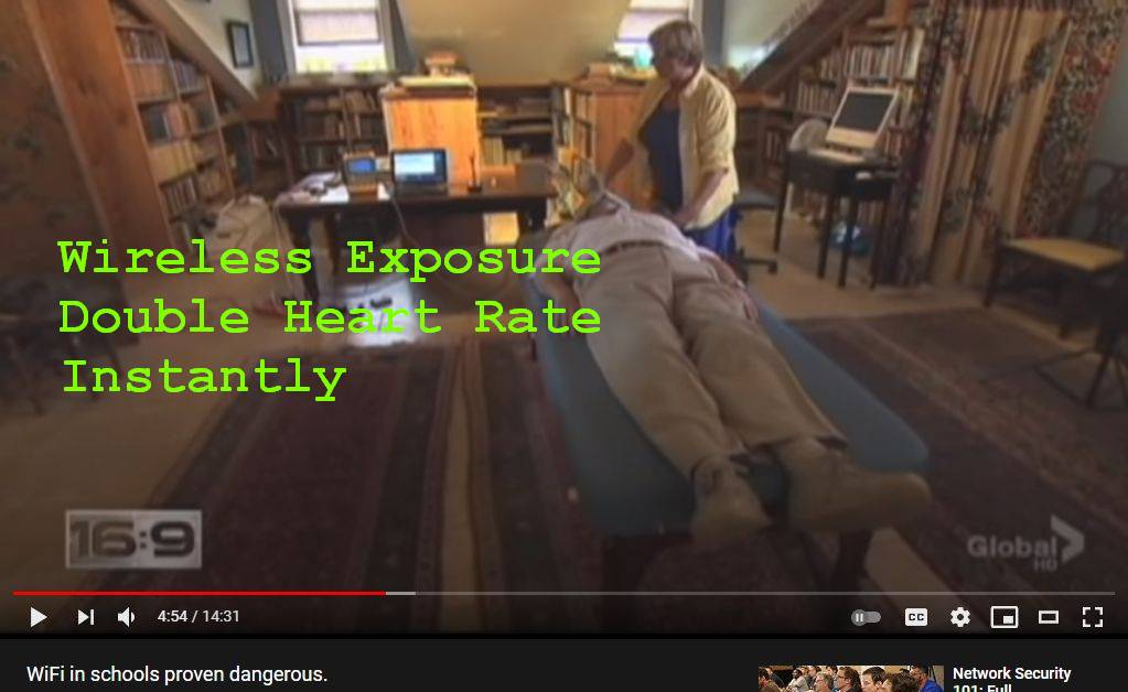 Wifi doubles heart rate in an instant