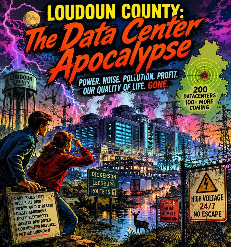 With Highest Concentration of Datacenters on Earth, Loudoun County Virginia May Already Be Ruinous