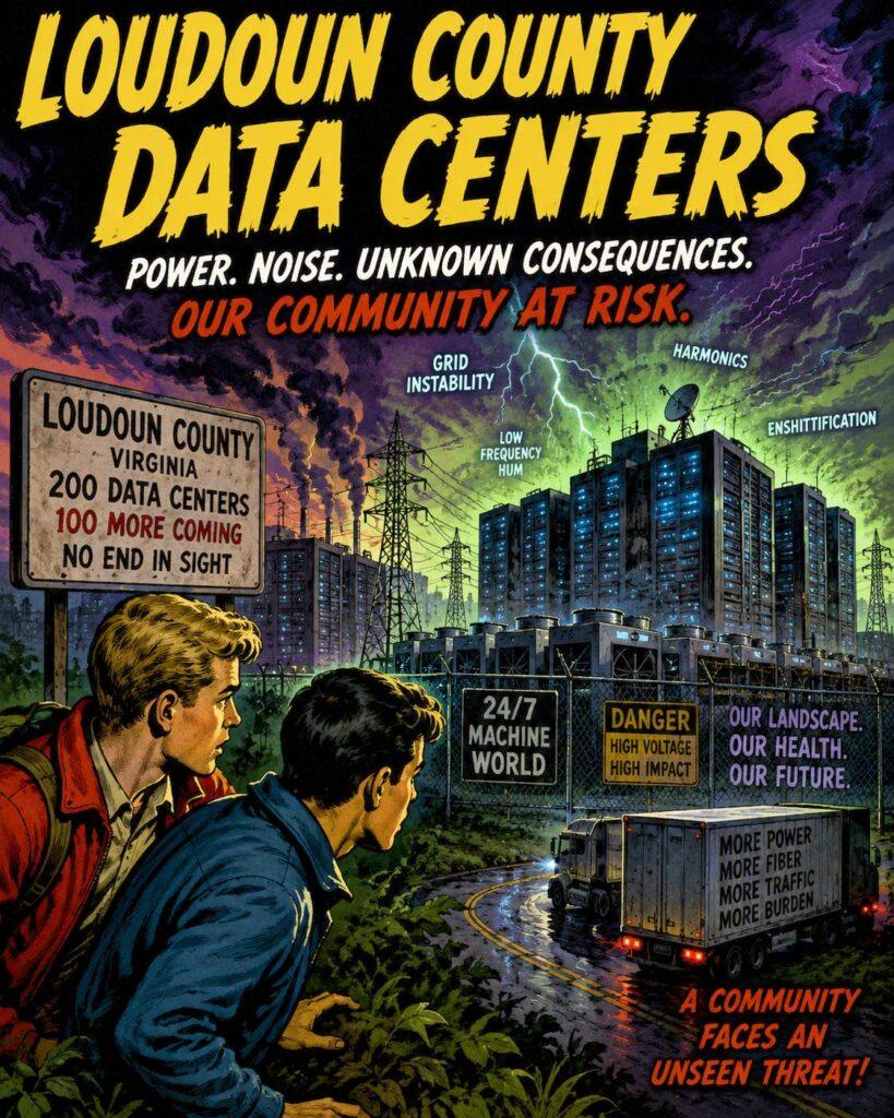 With Highest Concentration of Datacenters on Earth, Loudoun County Virginia May Already Be Ruinous