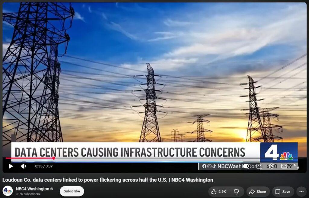 Datacenter Dangers #32 - Blinking lights. Blinking power-grid. "Our infrastructure is in danger" due to Datacenters